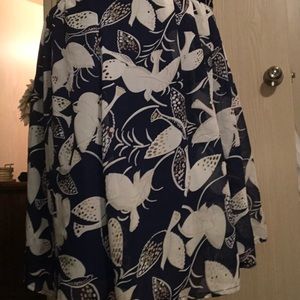 Old navy bird skirt.